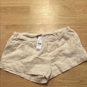 Brandy Melville Cream Shorts